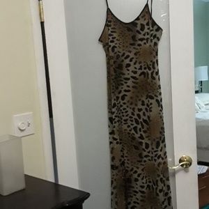 Beaded evening dress